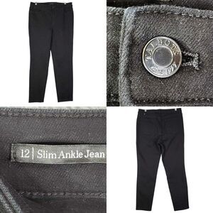Talbots Black Slim Ankle Jeans - Size 12